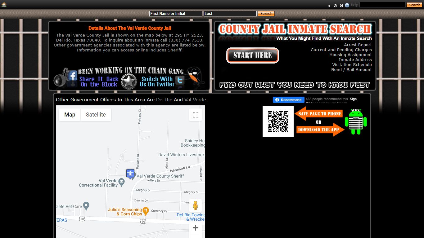 Val Verde County Jail - County Jail Inmate Search