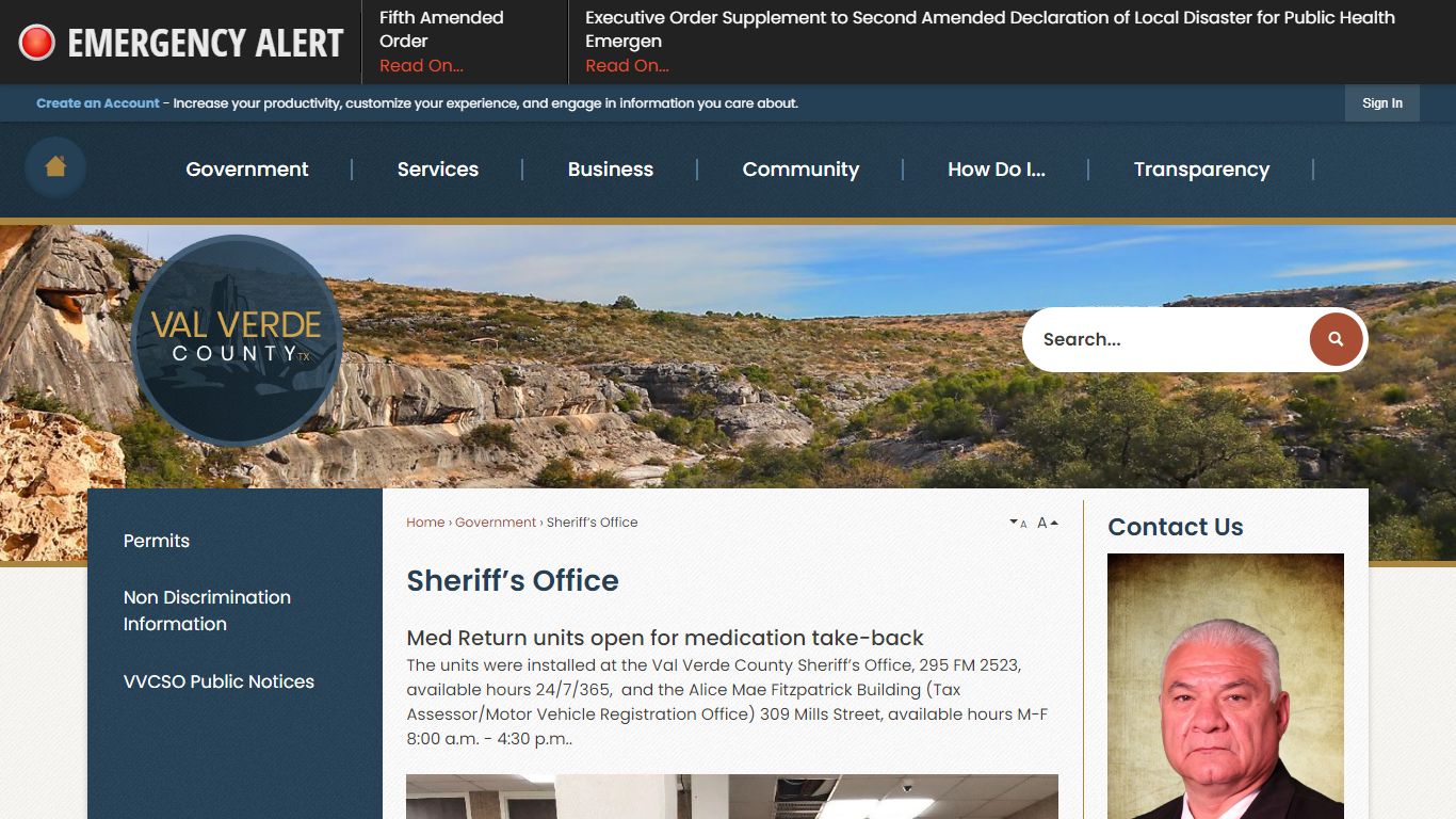 Sheriff’s Office | Val Verde County, TX